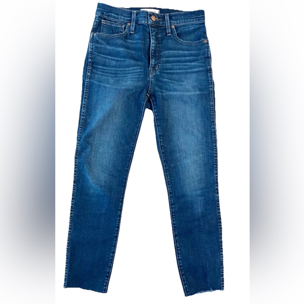 Madewell ladies 10” skinny high rise size 27 jeans NWOT cotton blend stretch